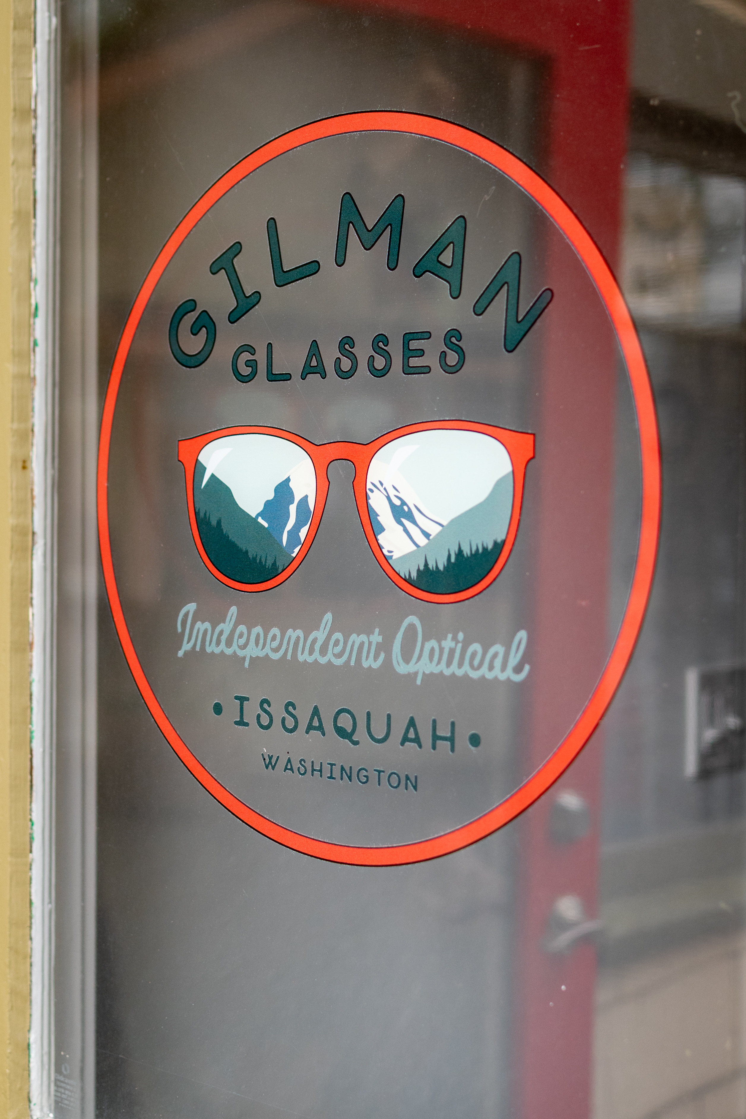 Gilman Glasses storefront window